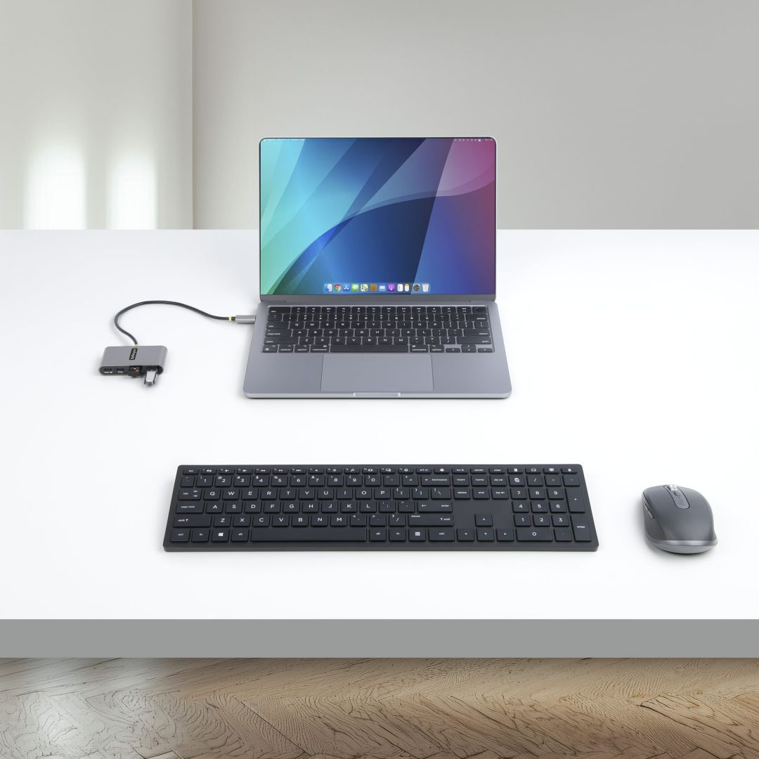 Startech 4-portos USB3.0 HUB Space Gray