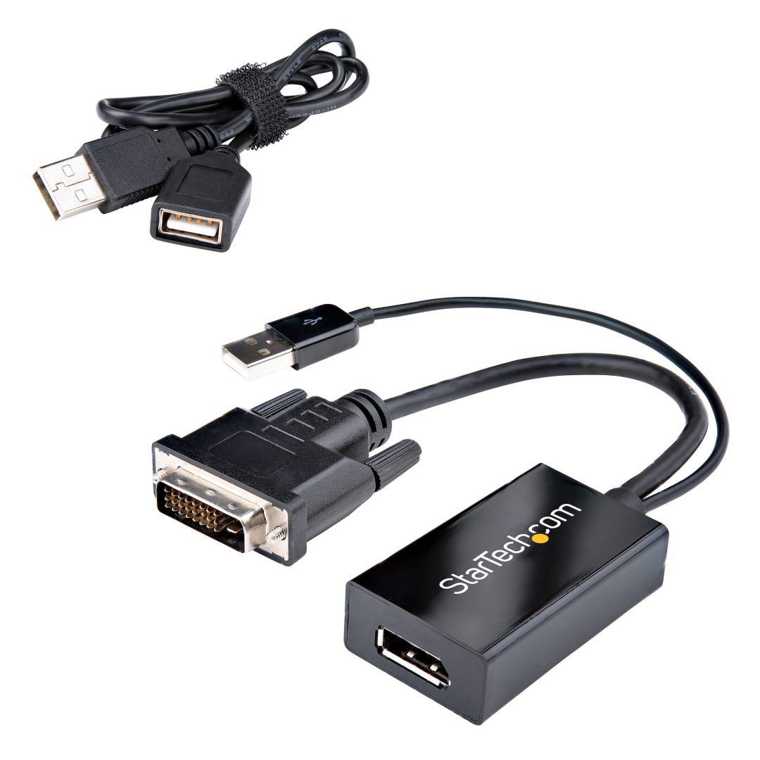 Startech DVI-D (Single-Link) (24+1) to DisplayPort Adapter Black