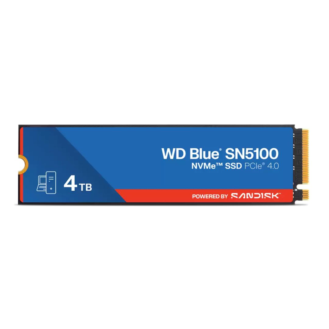 Western Digital 4TB M.2 2280 NVMe SN5100 Blue