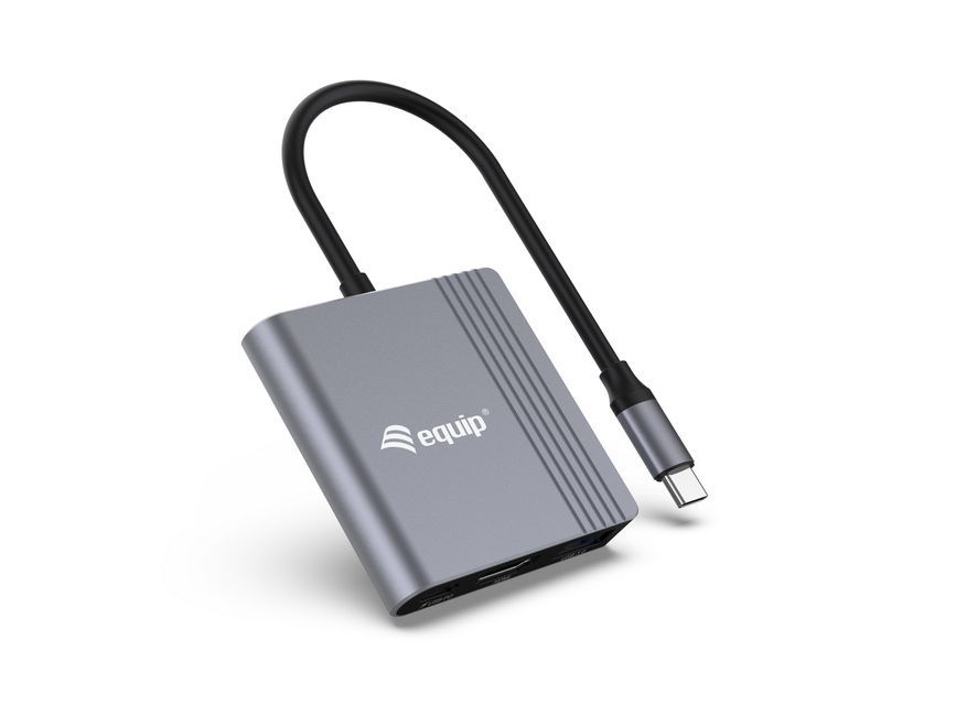 EQuip 133488 3in1 USB-C to HDMI/USB-A/USB PD Adapter