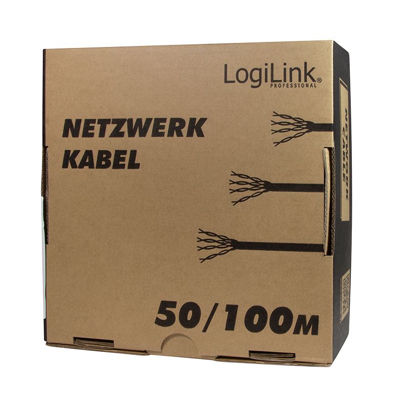 Logilink CAT6 U-UTP Installation Cable 100m Grey