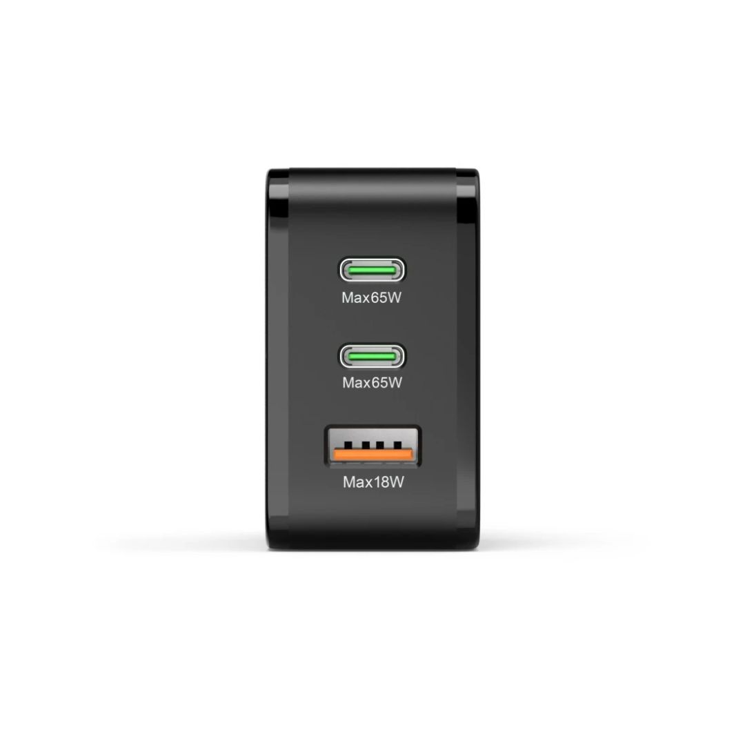 Hama Fast Charger 2x USB-C PD 1x USB-A QC 65W Black