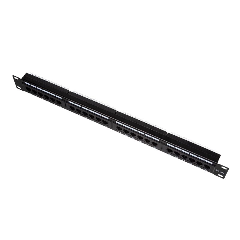 Logilink Cat.5e Patch Panel 24 ports unshielded 19 inch rack mount Black