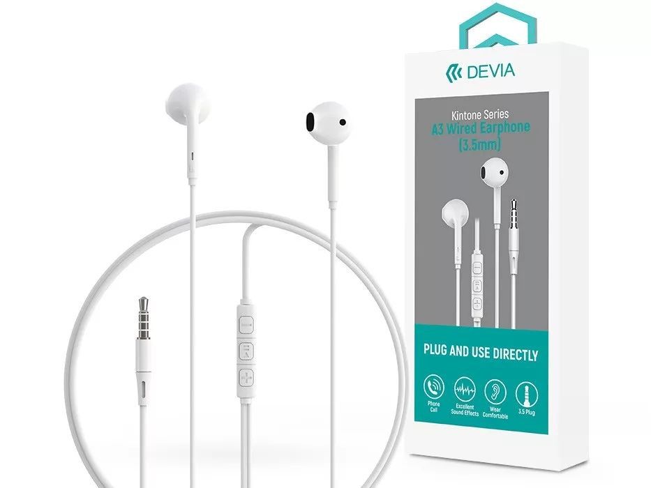 Devia ST108752 Kintone A3 In-Ear headset White