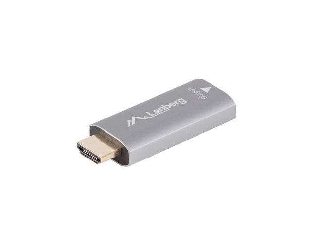 Lanberg HDMI M) - DisplayPort (F) Adapter 4K Silver