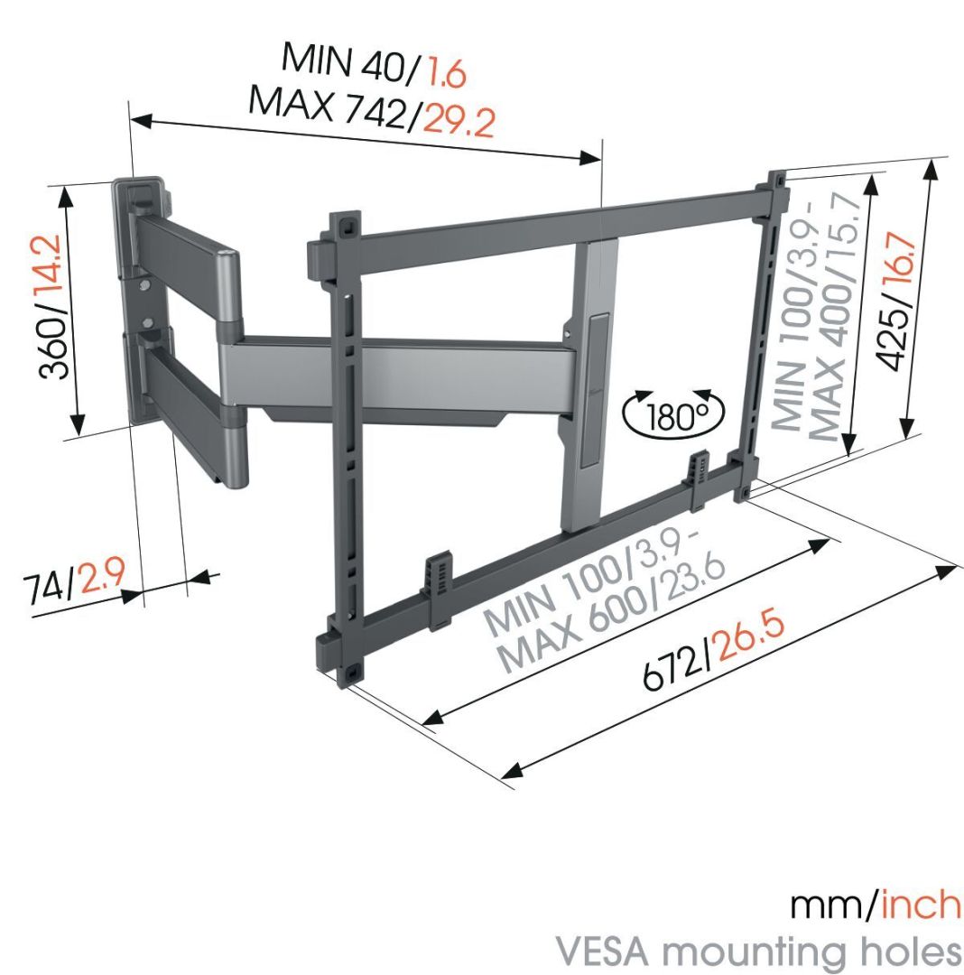 Vogel's TVM 5845 Full-Motion TV Wall Mount