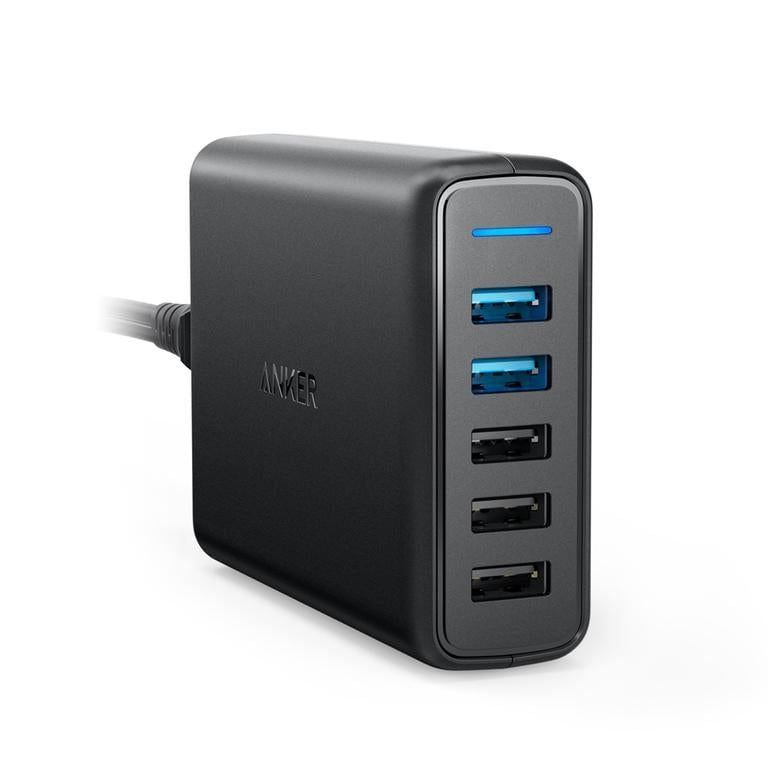 ANKER A2054L11 PowerPort Speed 5 Quick Charge 3.0 Black