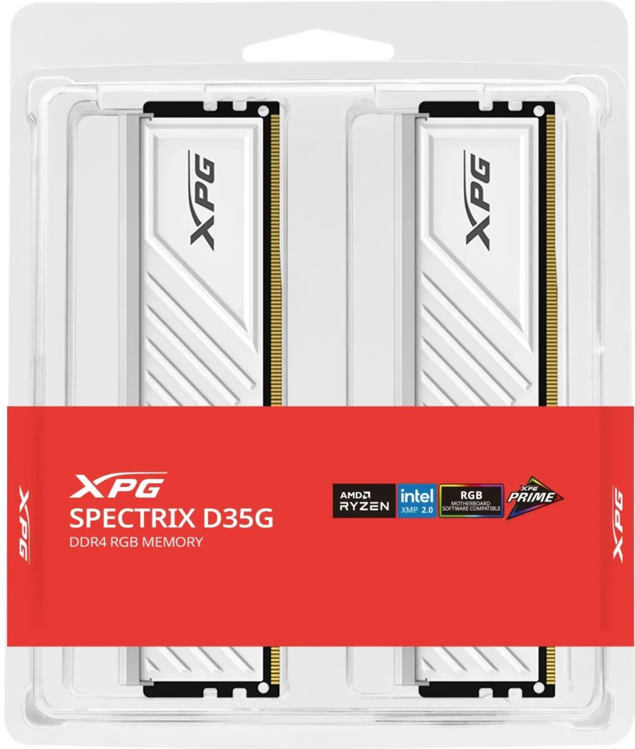 A-Data 16GB DDR4 3600MHz Kit(2x8GB) XPG Spectrix D35G RGB White