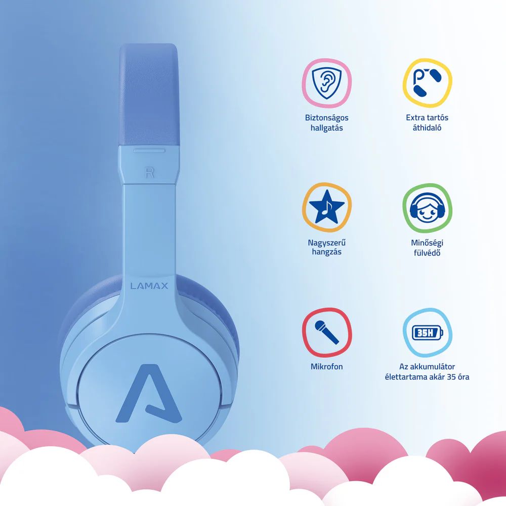 Lamax BaseKid1 Bluetooth Headset Blue