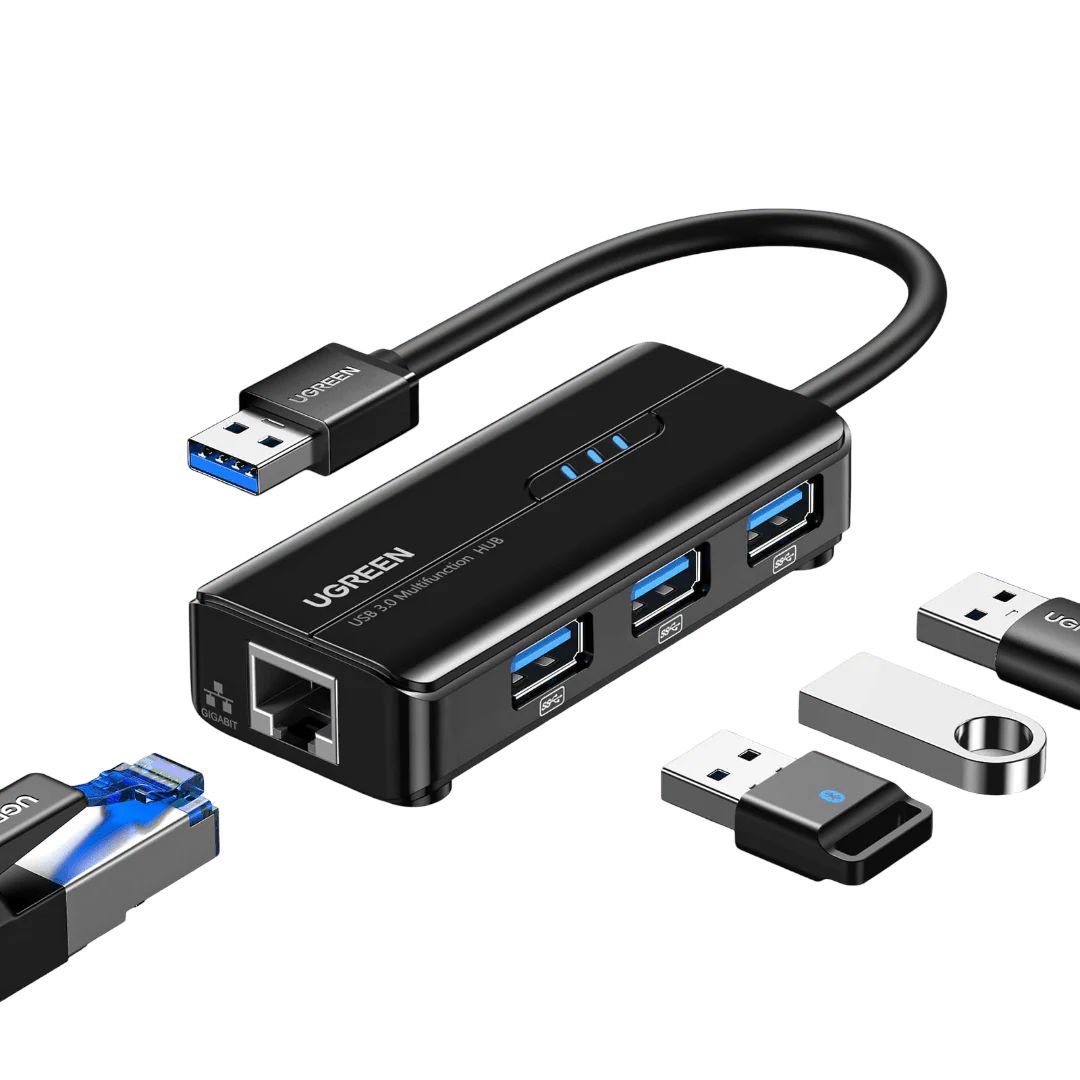 UGREEN USB 3.0 Hub Ethernet Adapter