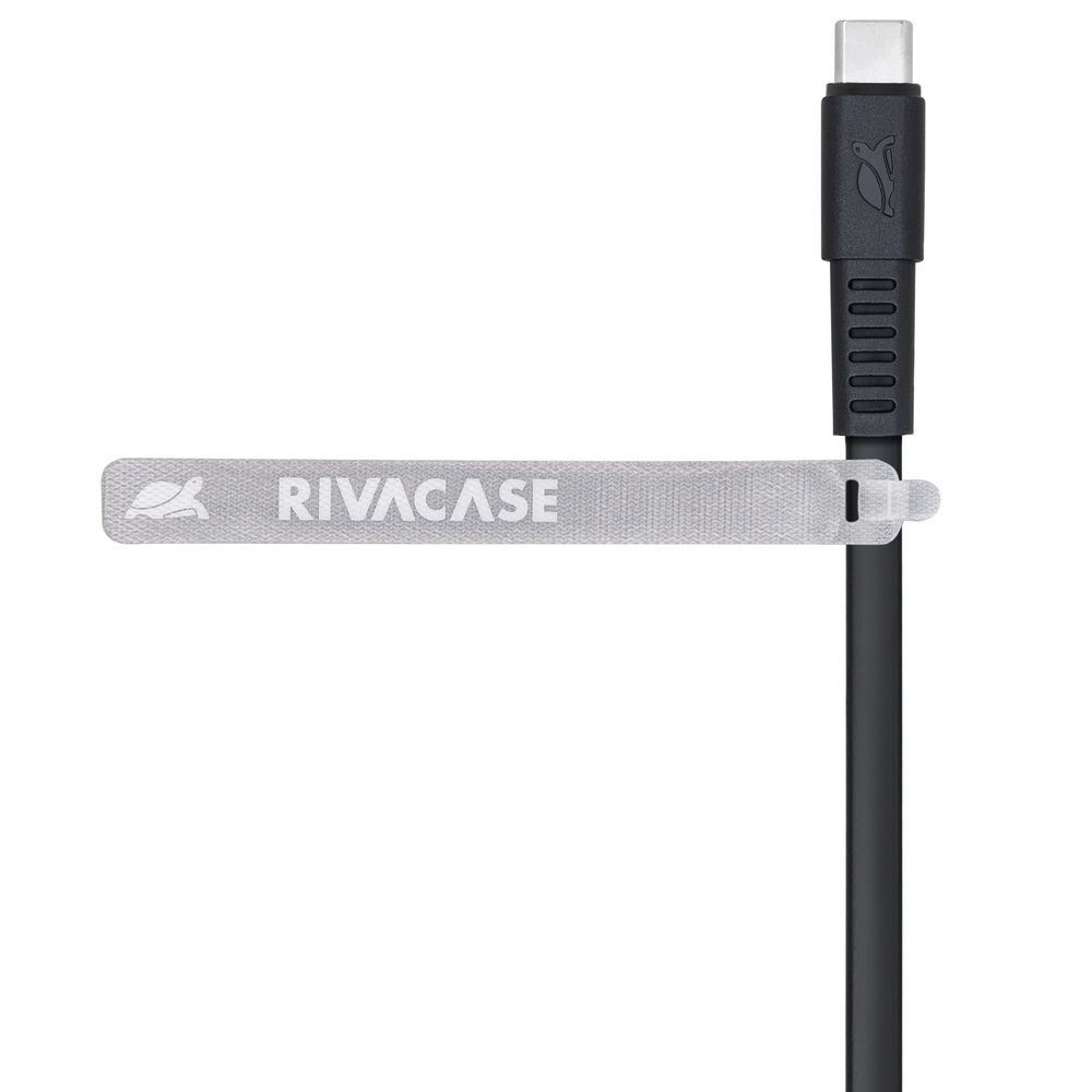 RivaCase PS6005 BK12 ENG Type-C / Type-C Cable, 1,2m Black