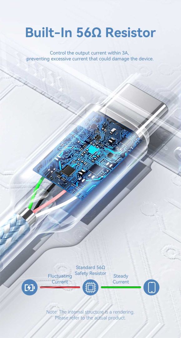 Vention USB 2.0 A Male to C Male 3A Aluminum Alloy Type cable 1m White