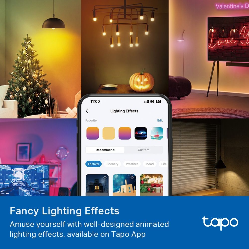 TP-Link Tapo L430P Smart P45 Light Bulb Multicolor