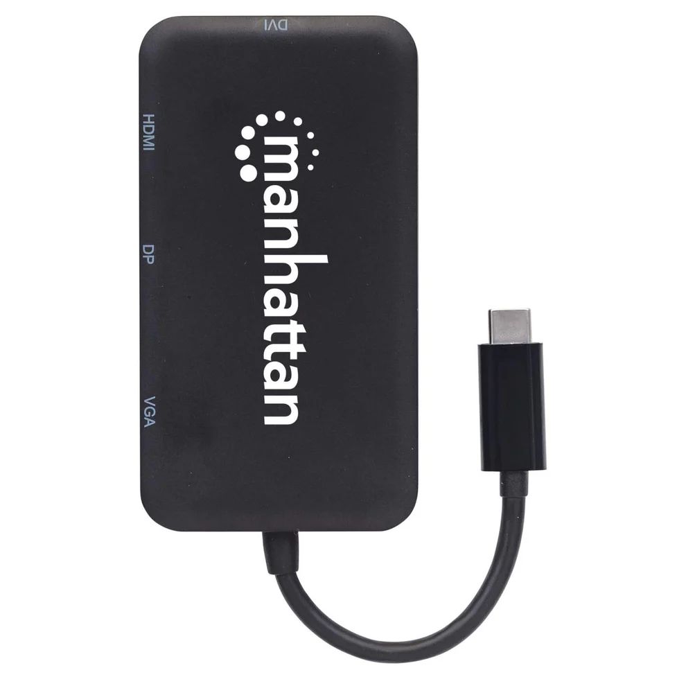 Manhattan USB-C 4-in-1 Audio/Video Converter