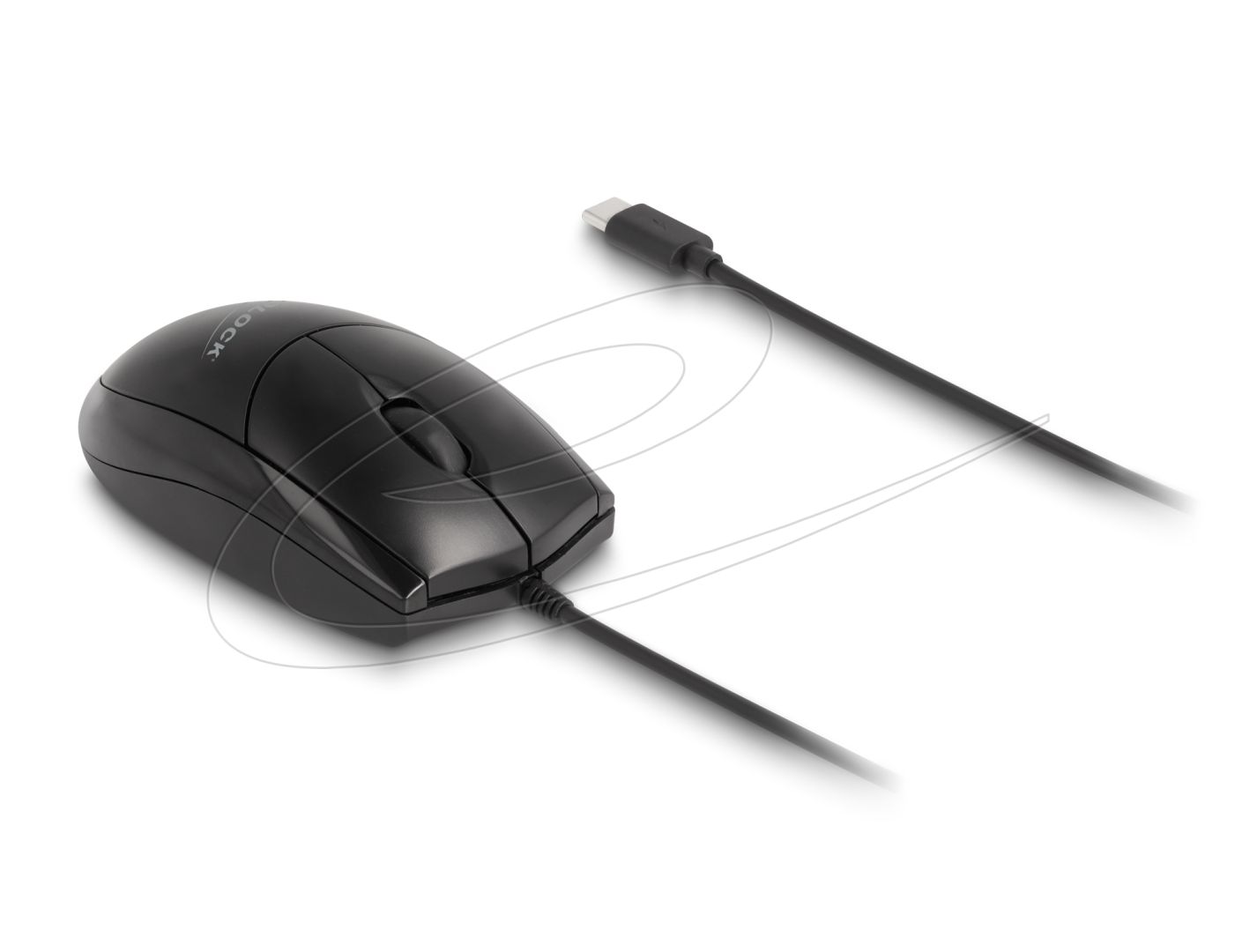 DeLock USB Type-C Mouse Black
