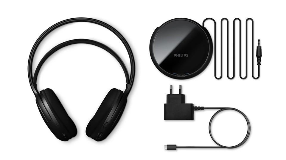 Philips SHC5200M2/12 Wireless TV Headphone Black