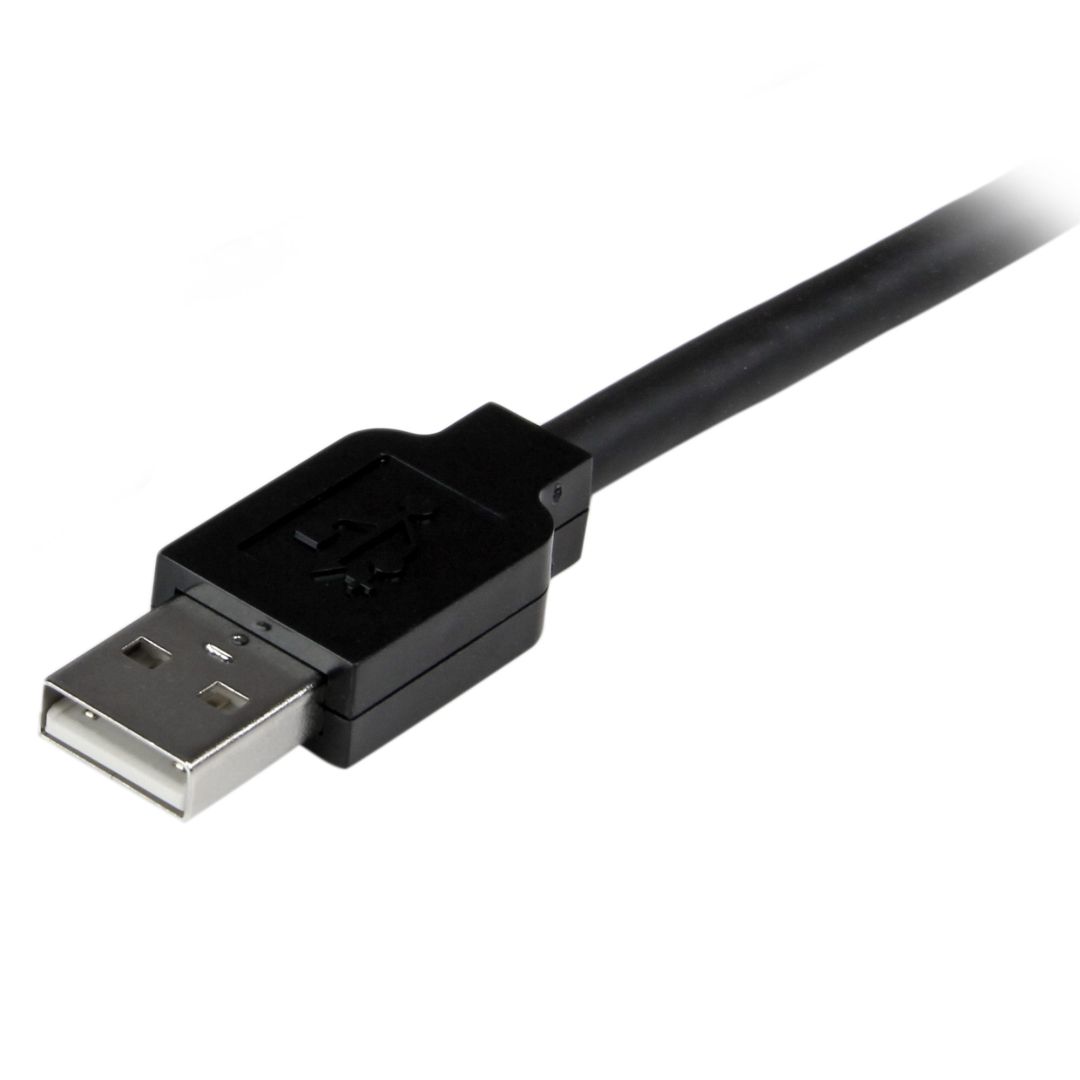 Startech USB 2.0 Active Extension Cable 10m Black