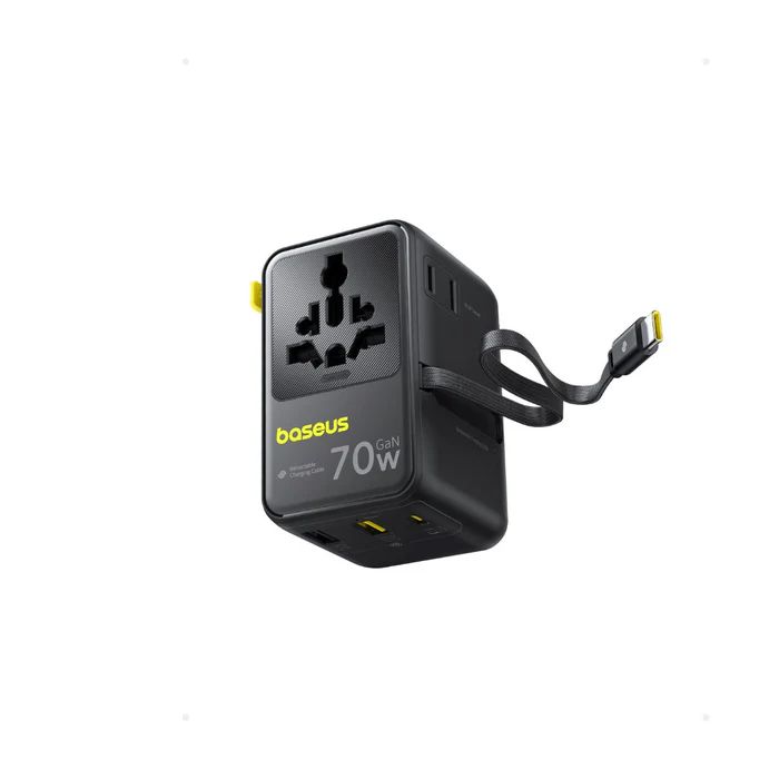 Baseus EnerCore CG11 Universal Travel Adapter 2AC+2U+2C 70W