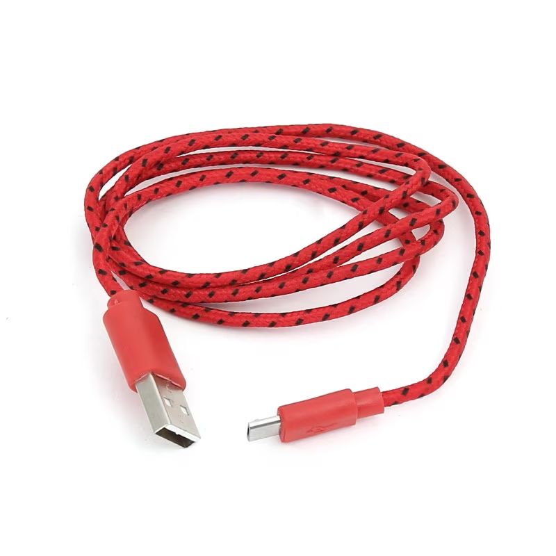 Platinet Omega Braided Micro USB to USB cable 1m Red