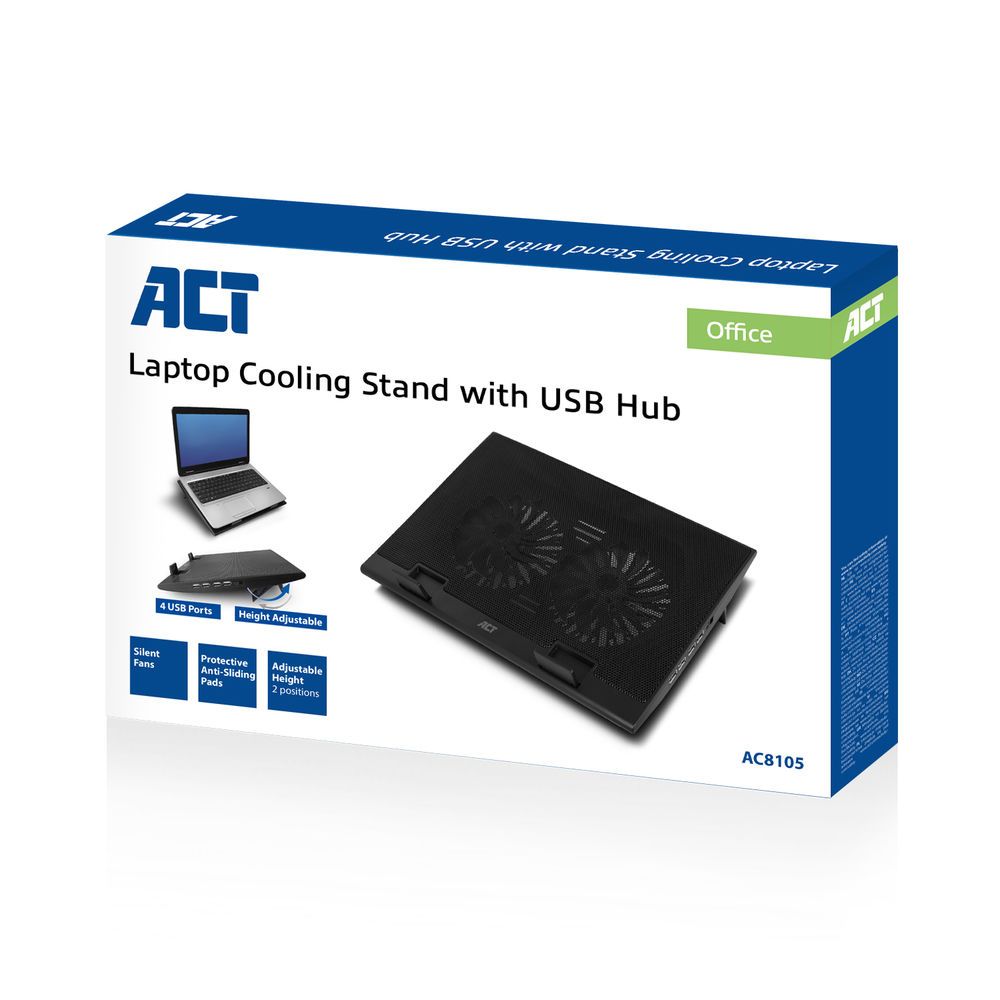 ACT AC8105 Laptop hűtőállvány 17