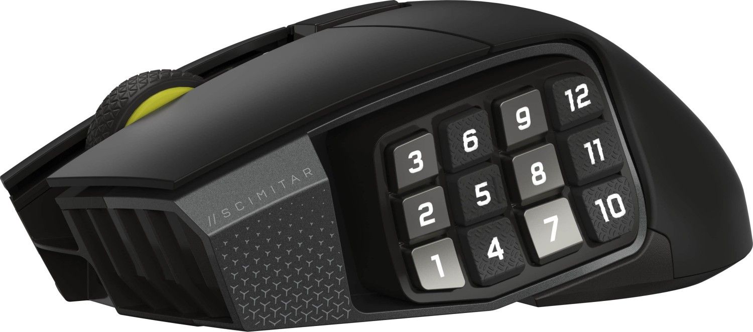 Corsair Scimitar Elite Se Wireless Bluetooth Gaming Mouse Gun Metal