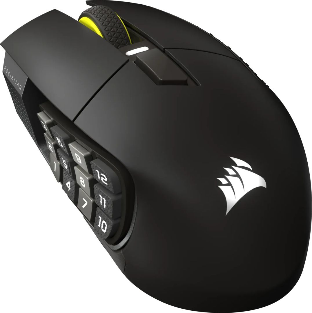 Corsair Scimitar Elite Se Wireless Bluetooth Gaming Mouse Gun Metal