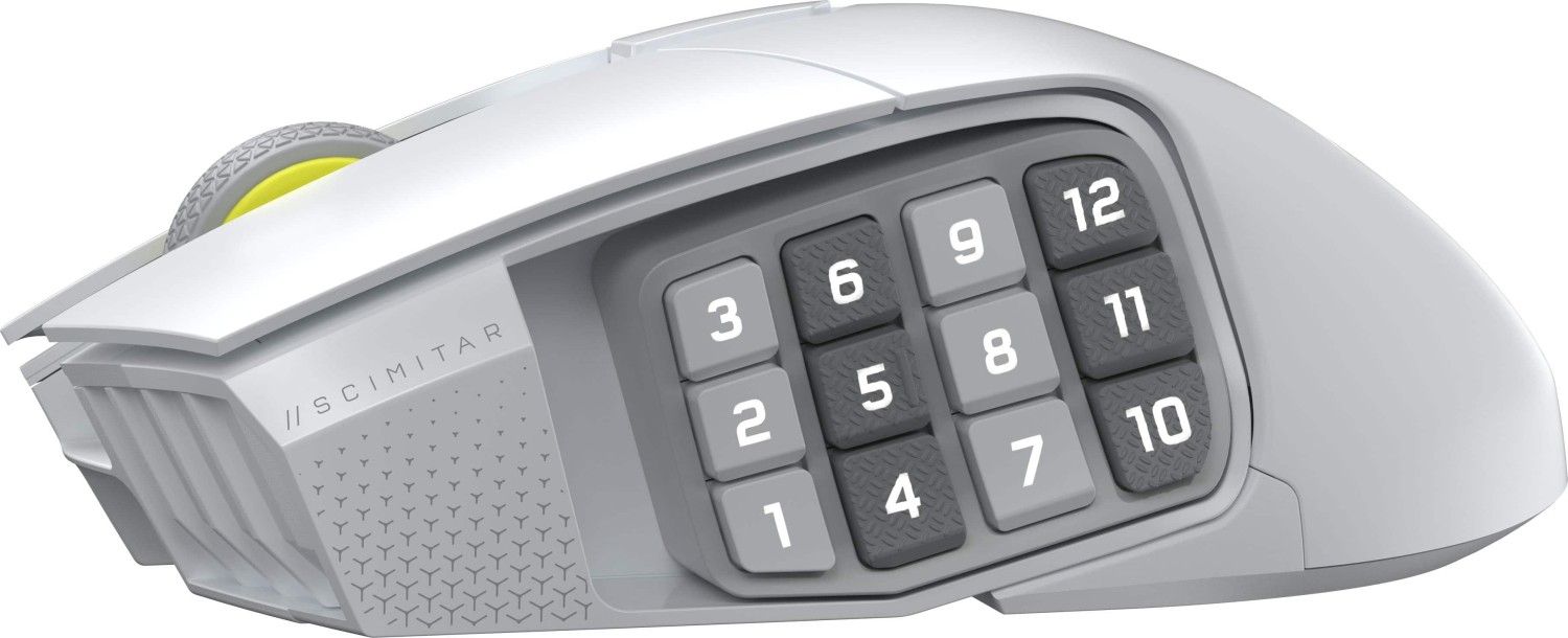 Corsair Scimitar Elite Se Wireless Bluetooth Gaming Mouse White
