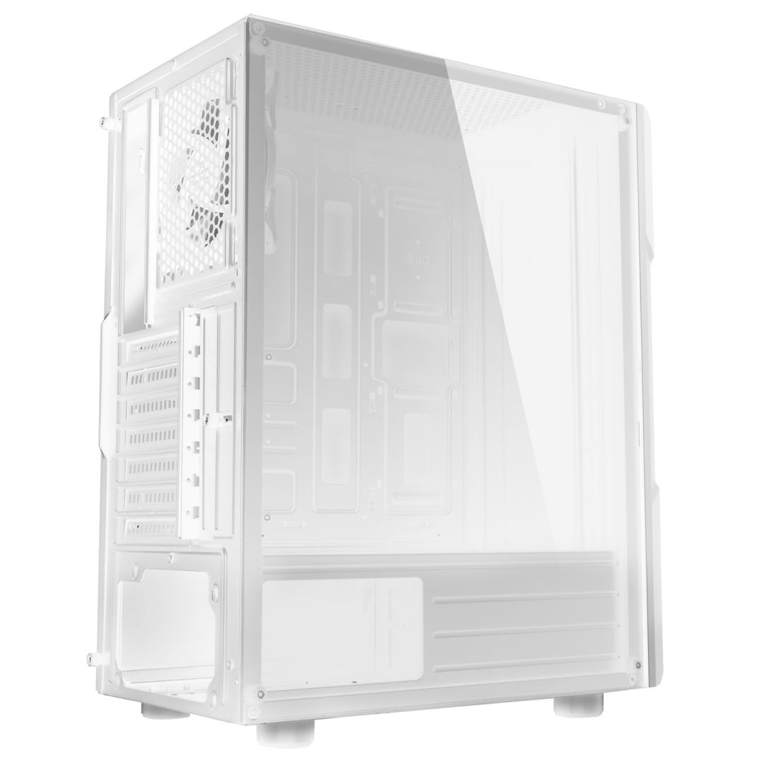 Spirit Of Gamer Clone 3 Tempered Glass White