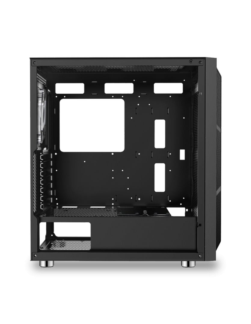 Spirit Of Gamer Ghost 5 RGB Tempered Glass Black