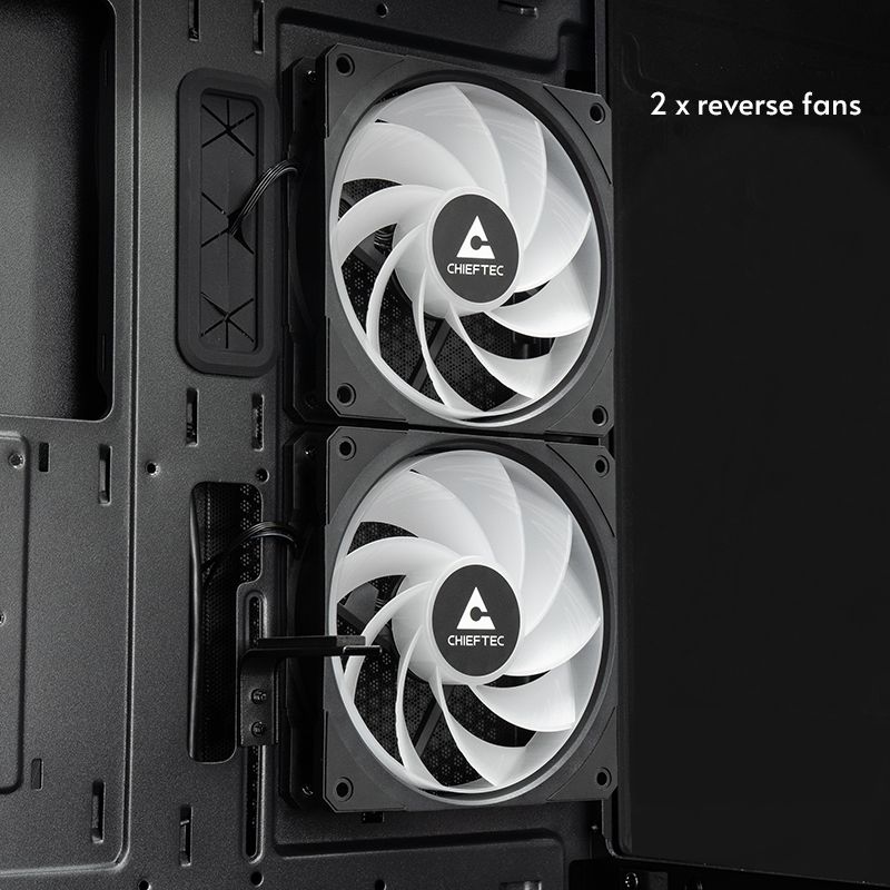 Chieftec Vista Tempered Glass Black