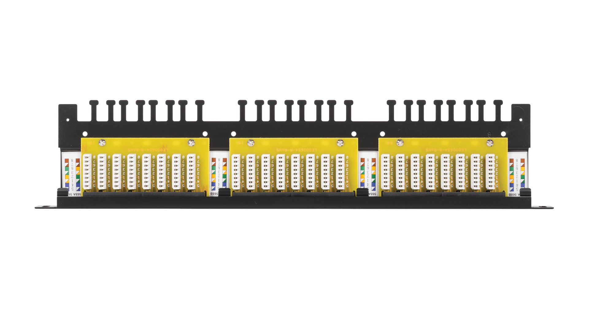 NIKOMAX 24-port Patch Panel 0,5U Black