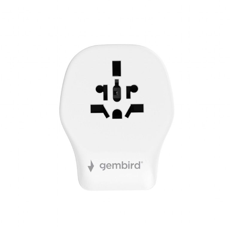 Gembird Universal travel power adapter 20W White
