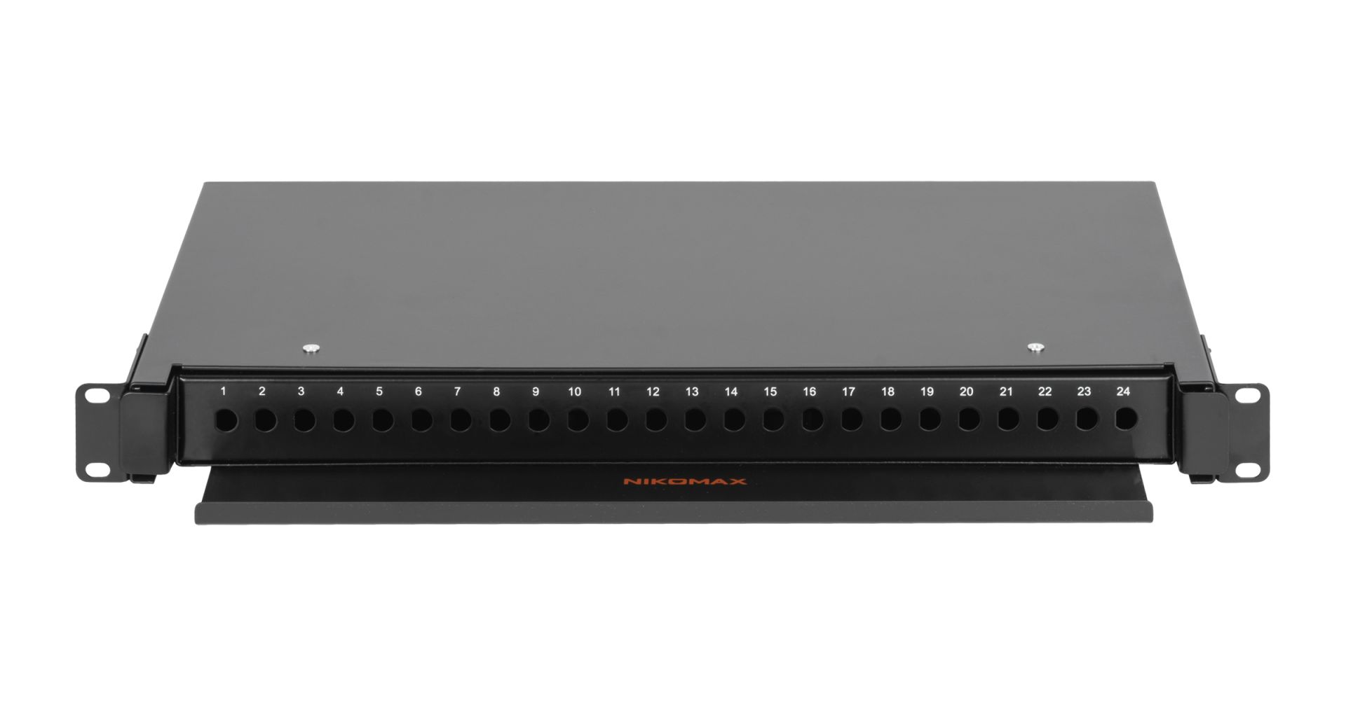 NIKOMAX 48-port Patch Panel 1U Black