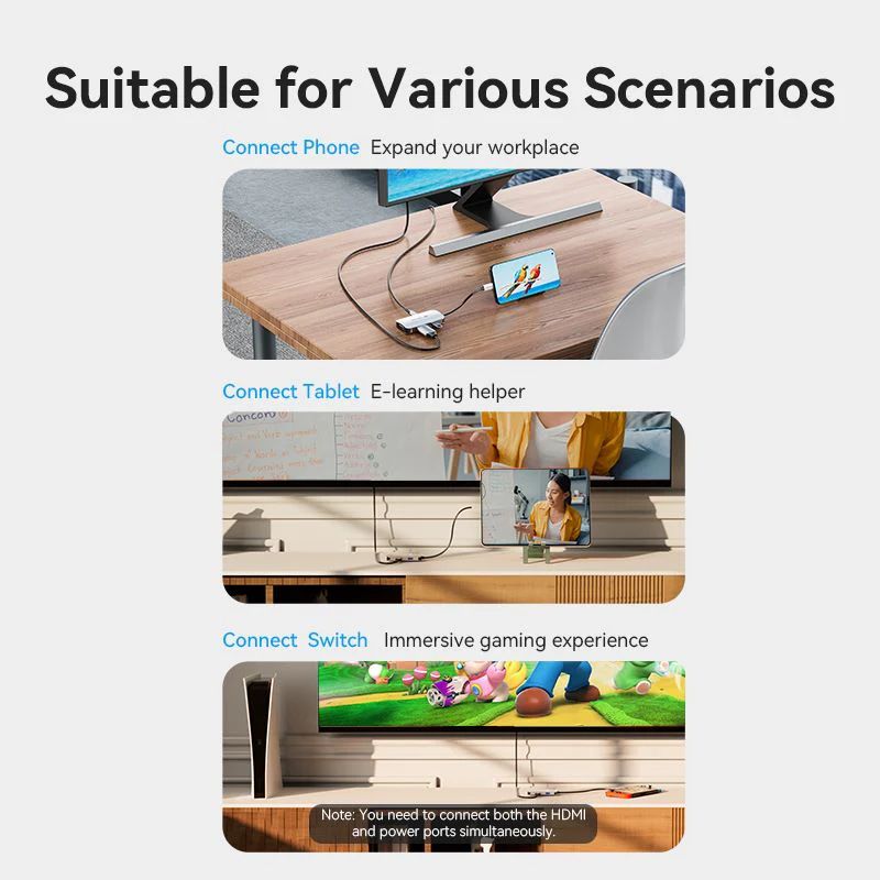 Vention 4-in-1 USB-C Docking Station