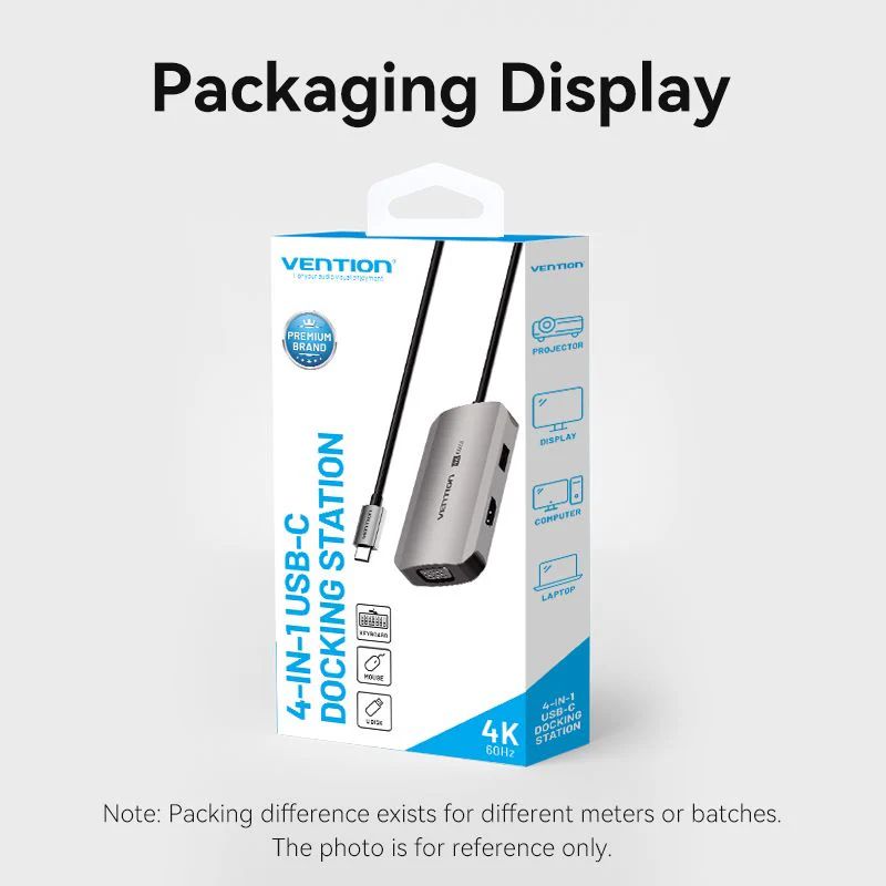 Vention 4-in-1 USB-C Docking Station