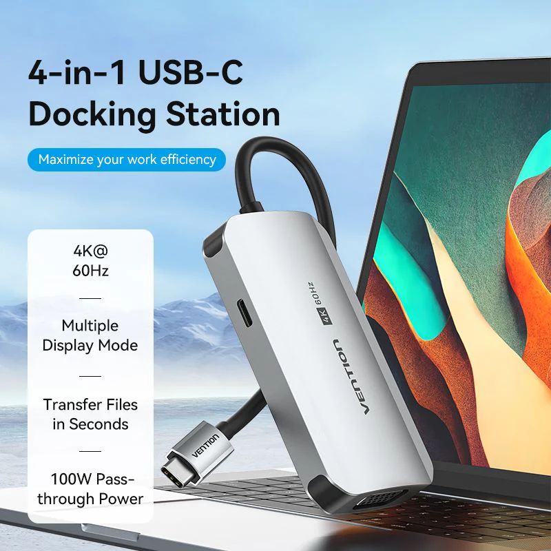 Vention 4-in-1 USB-C Docking Station