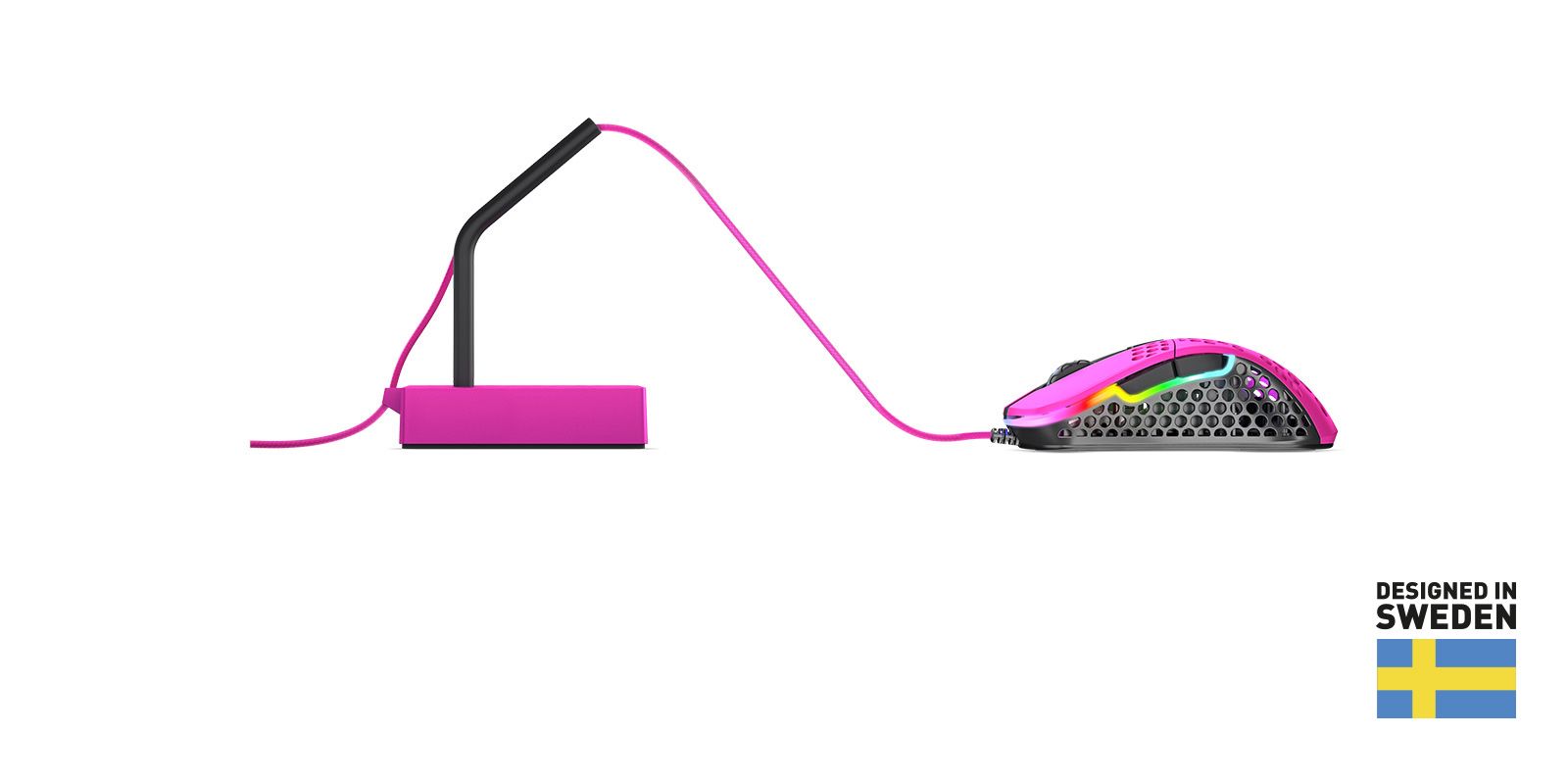 Xtrfy B4 Mouse Bungee Pink