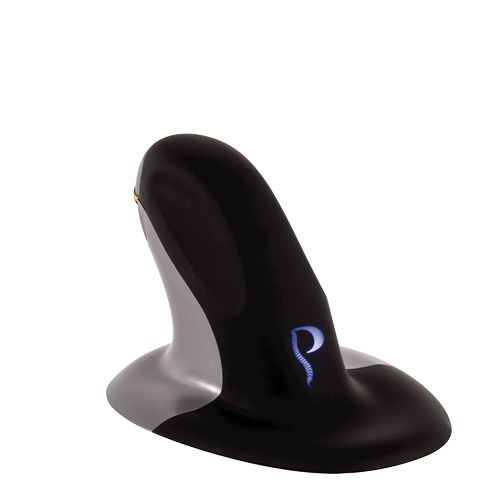 Fellowes Penguin Ambidextrous Vertical Small Wireless Mouse Black/Silver