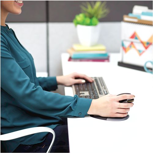 Fellowes Penguin Ambidextrous Vertical Small Wireless Mouse Black/Silver