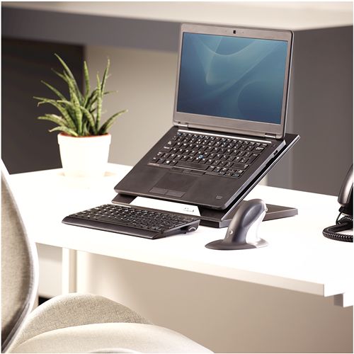 Fellowes Penguin Ambidextrous Vertical Small Wireless Mouse Black/Silver