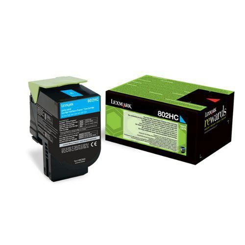 Lexmark 802HC Cyan toner