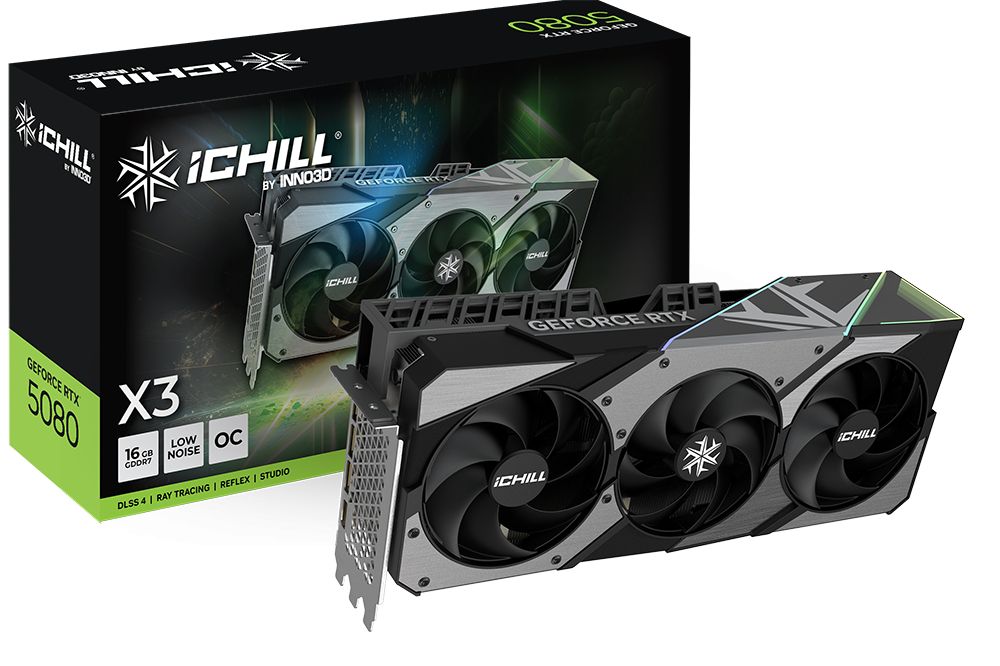 Inno3D GeForce RTX5080 16GB GDDR7 iChill X3 V2