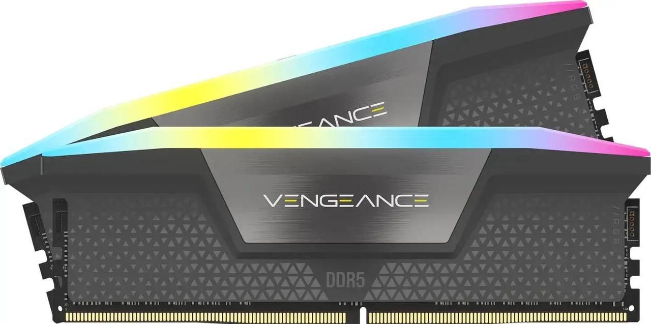 Corsair 64GB DDR5 5600MHz Kit(2x32GB) Vengeance RGB Grey