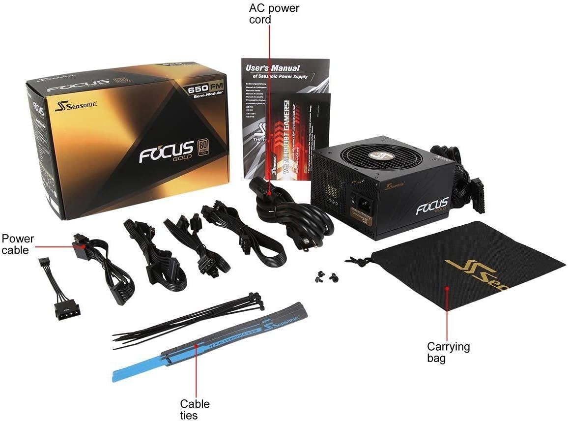 Seasonic 650W 80+ Gold Focus Gold