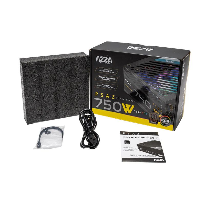 AZZA 750W 80+ Bronze PSAZ-750W ARGB