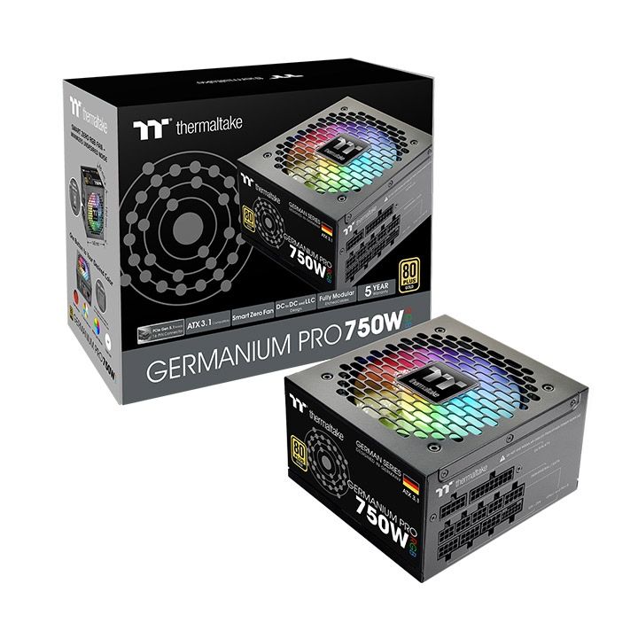 Thermaltake 750W 80+ Gold Germanium Pro RGB