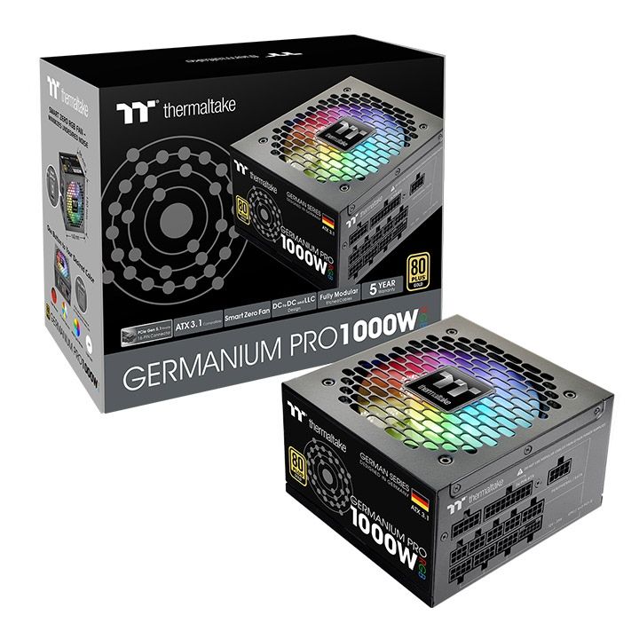 Thermaltake 1000W 80+ Gold Germanium Pro RGB
