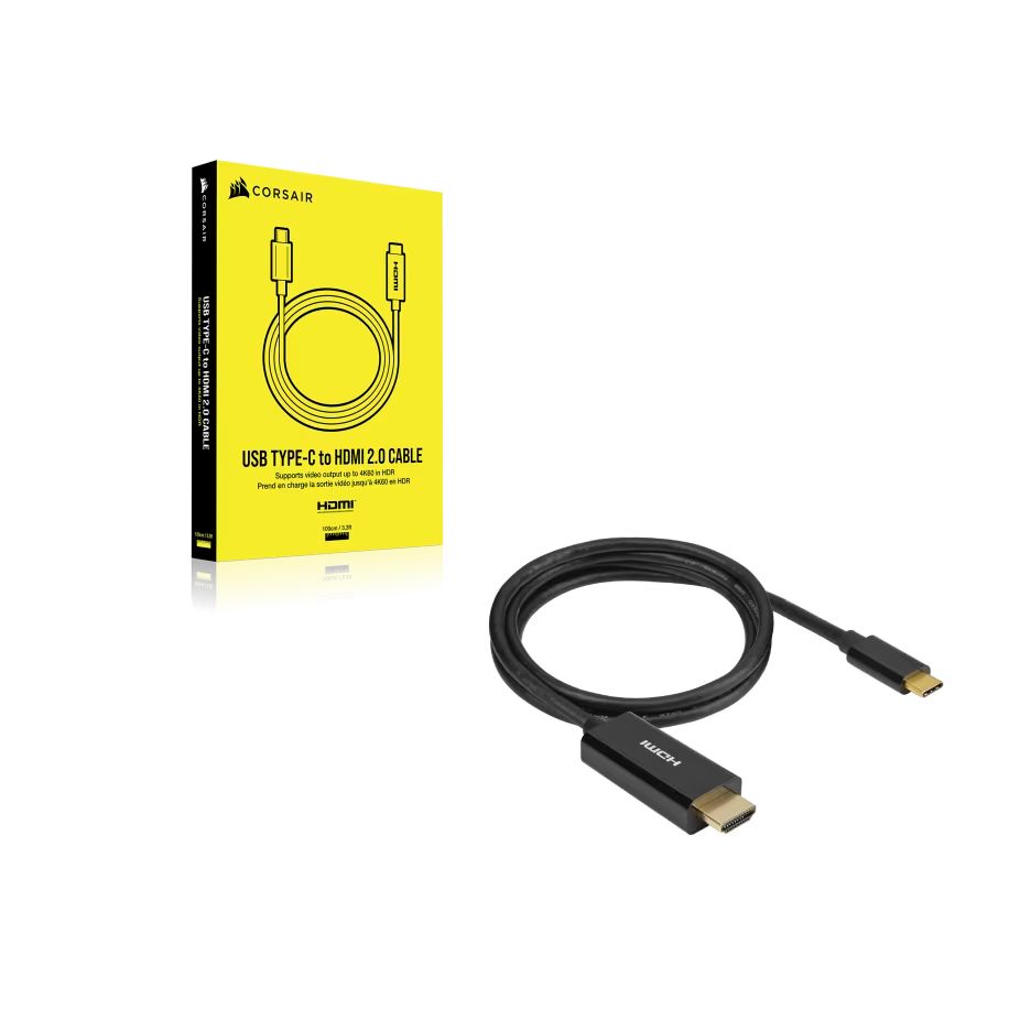 Corsair USB Type-C to HDMI Cable 0,9m Black