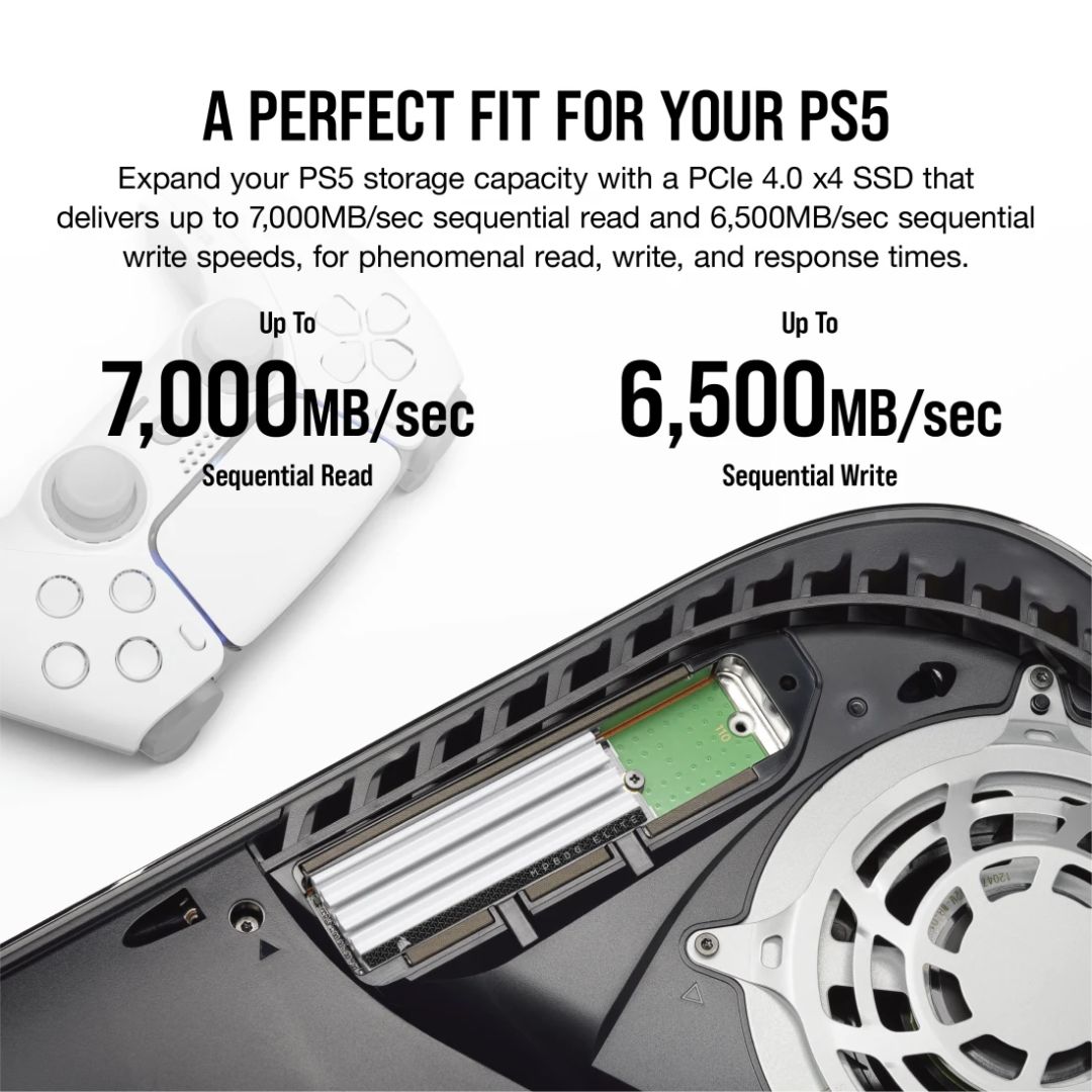 Corsair 1TB M.2 2280 NVMe MP600 Elite for PS5