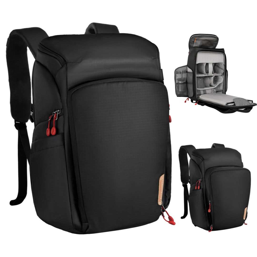 K&F Concept Camera Alpha Backpack Air 25L Nature Wander 01 Black/Red